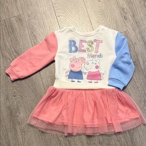 Peppa Pig Best Friends Sweatshirt - Pink, Blue, White